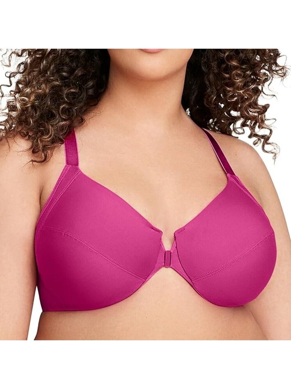 ✨ Glamorise 1247 Plus Size Front-Closure Wonderwire Bra Underwire 42C. NWOT